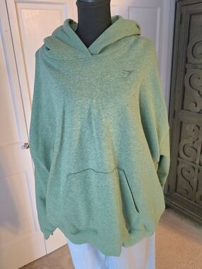 Gymshark Oversized Green Hoodie XL Athletic Pullover Sweatshirt